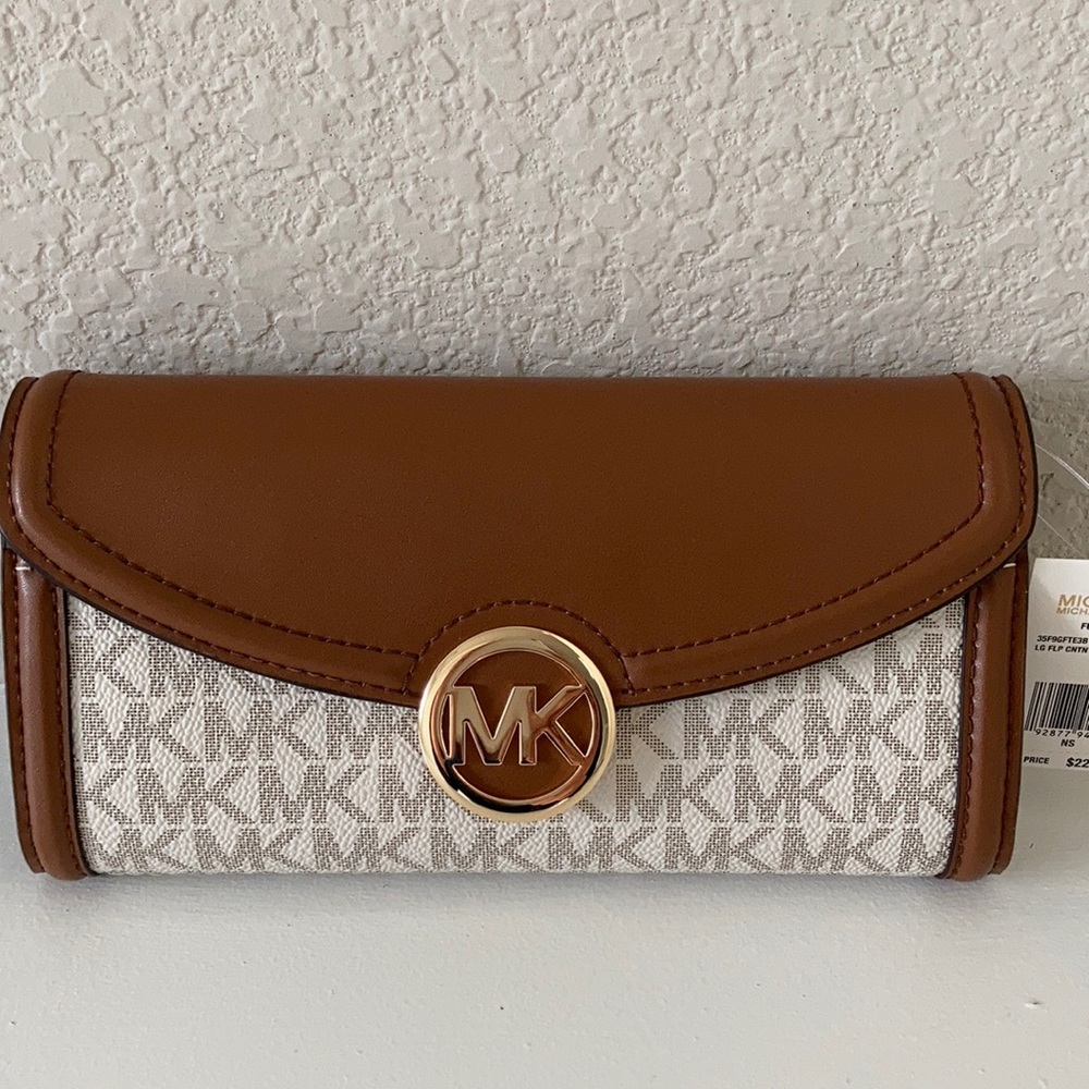 Michael Kors Fulton LG Flap Continental Wallet